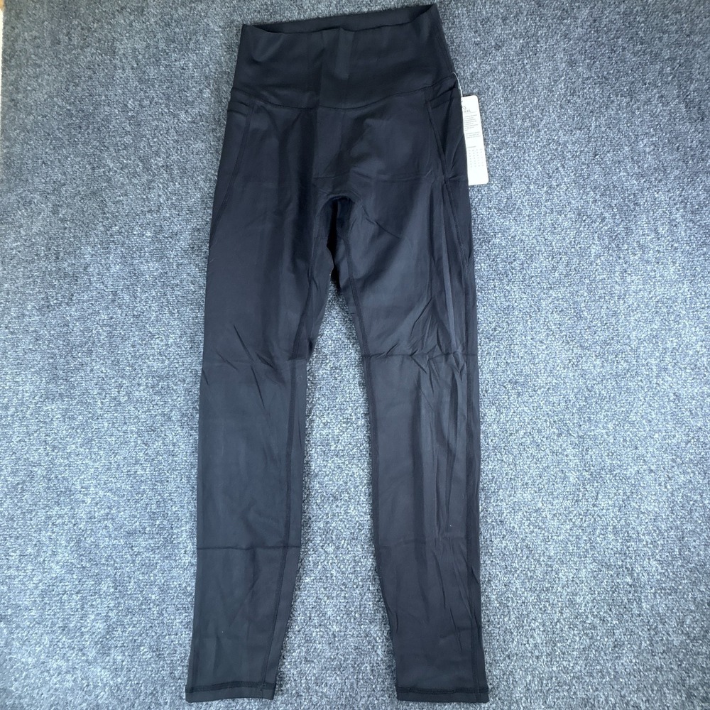 Sunzel Leggings Womens 21x25 Black Lycra Elastane High Waisted Workout Yoga